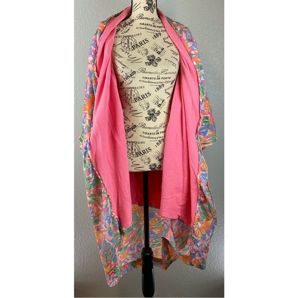 Vintage 90’s / Y2K Victorias Sectet Gold Label Floral Robe, size Medium / OS - Picture 2 of 10